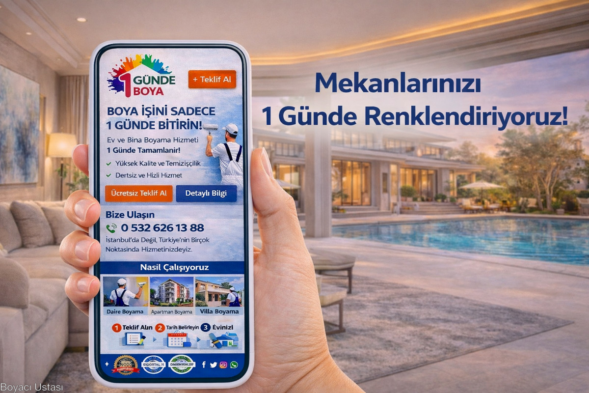 üsküdar iç mekan boyama ustası