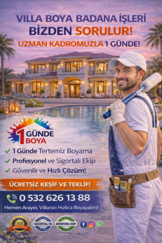 Villa boya usta ekibi