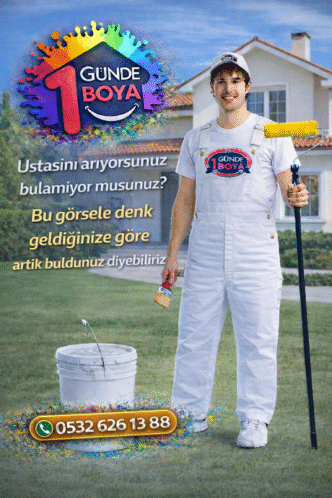 Aşağı Dudullu’da boya badana