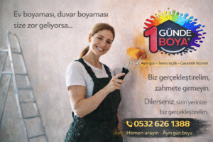 Kuruçeşme ev boyaması duvar yenileme işlerini yapıyoruz