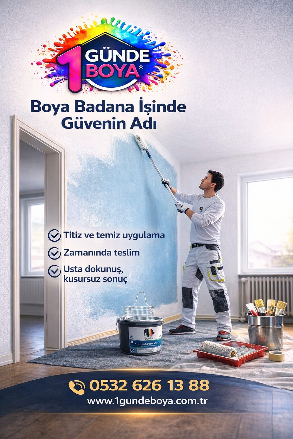 Evora’ya hizmet veren boya ustaları