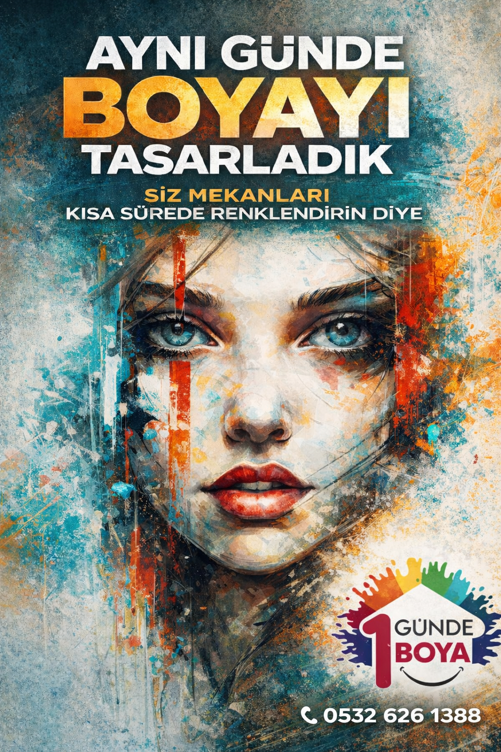 Ataşehir‘deGün içinde boya badana