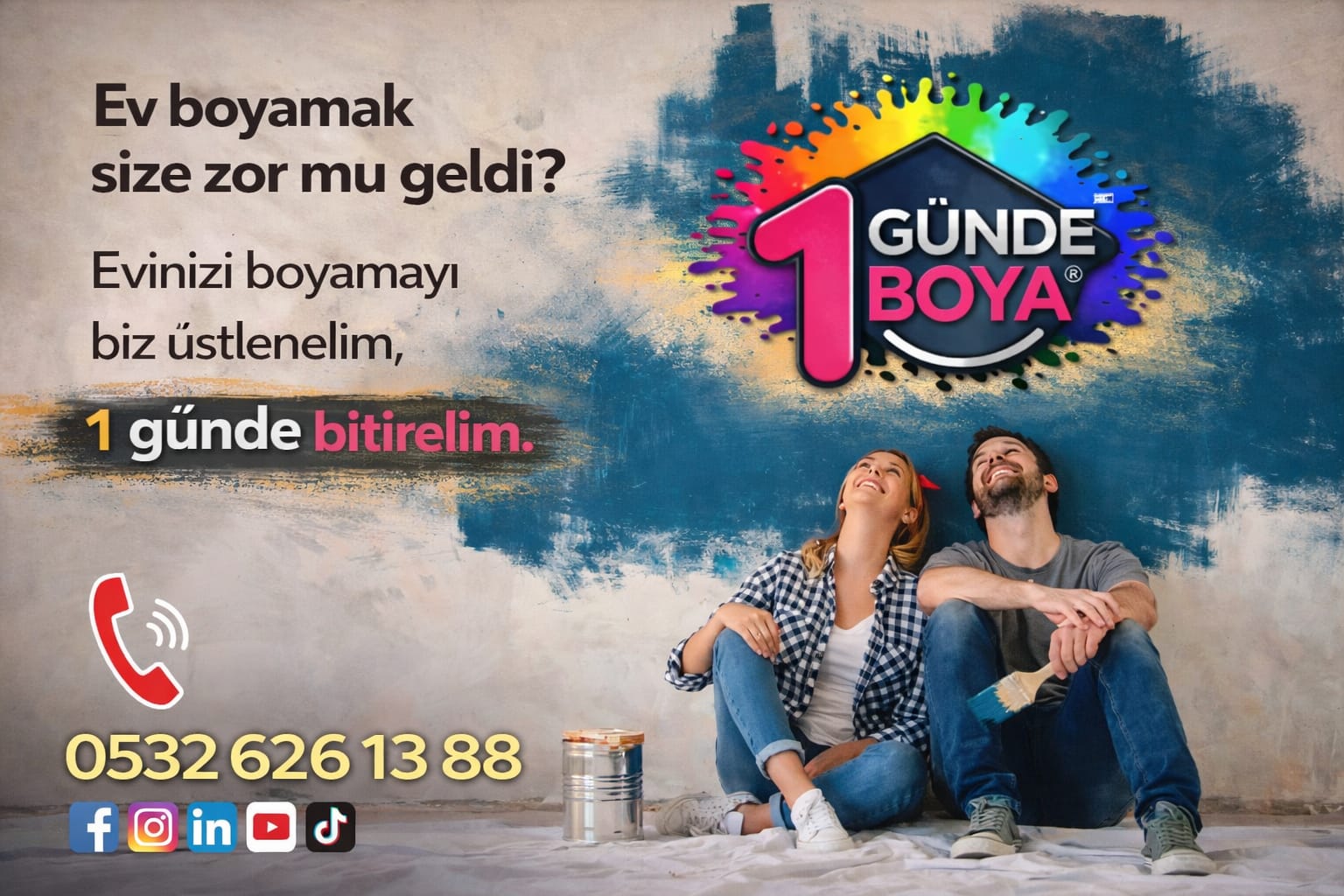  duvar boya usta hizmeti - boyacı ustası