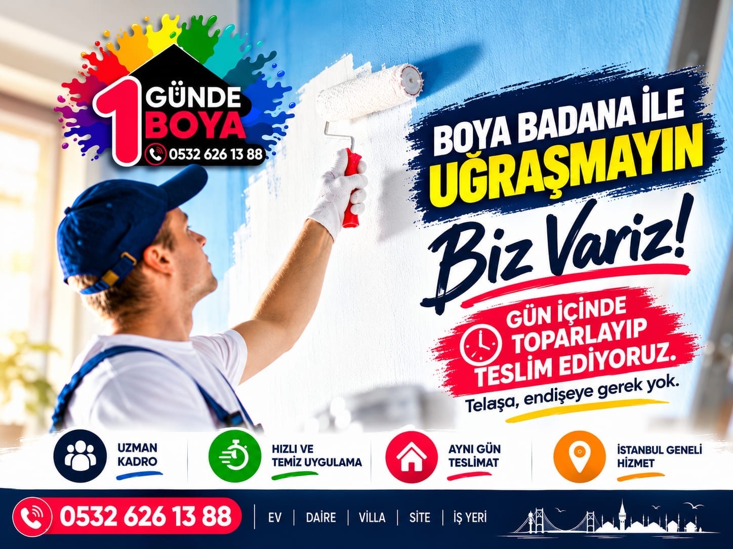 Ayazağa Boya Badana Ustası Arayanlar İçin Güvenilir Hizmet Seçimi